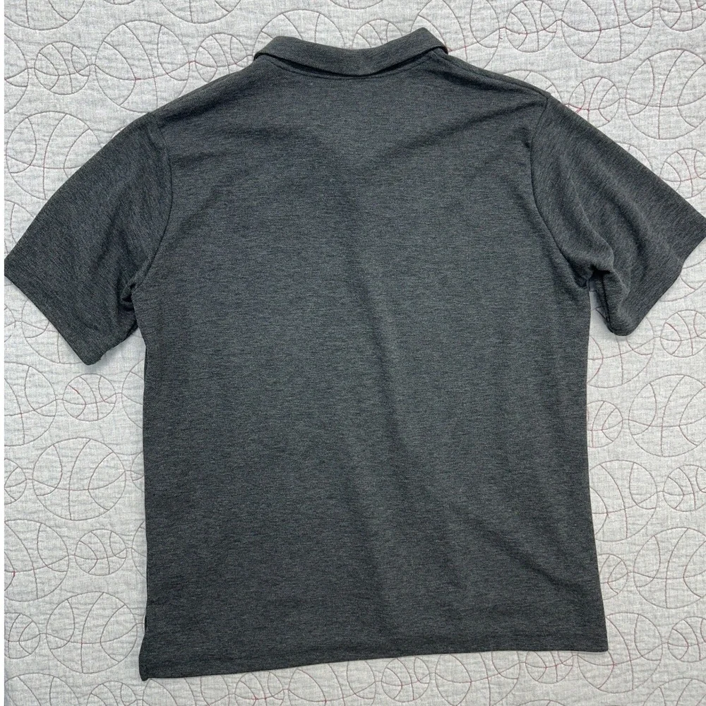 Jordan Polo Shirt Charcoal Gray UNC Tar Heels Dri-FIT / Men's Large